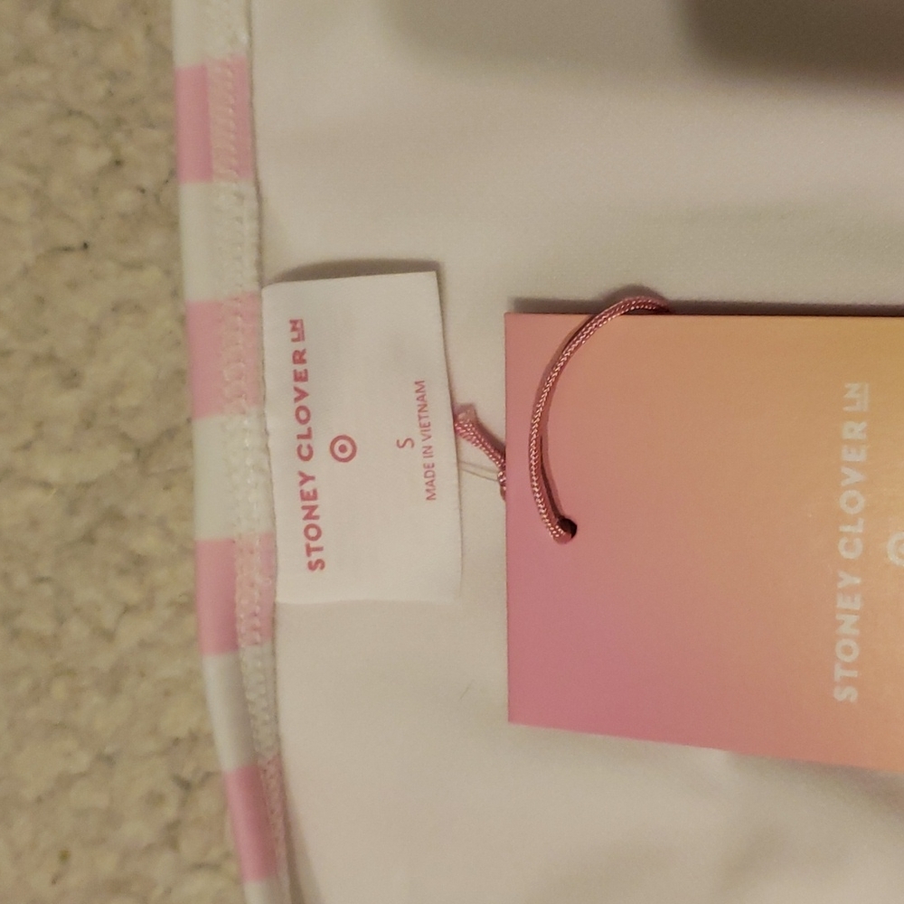 Stoney Clover Lane x Target Women's Striped Bralette Bikini Top & Bikini… - Picture 9 of 13